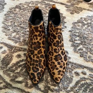 Marc Fischer Leopard Print boots, Size 9 EUC